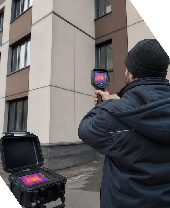 Тепловизионное обследование зданий и сооружений в Муравленке